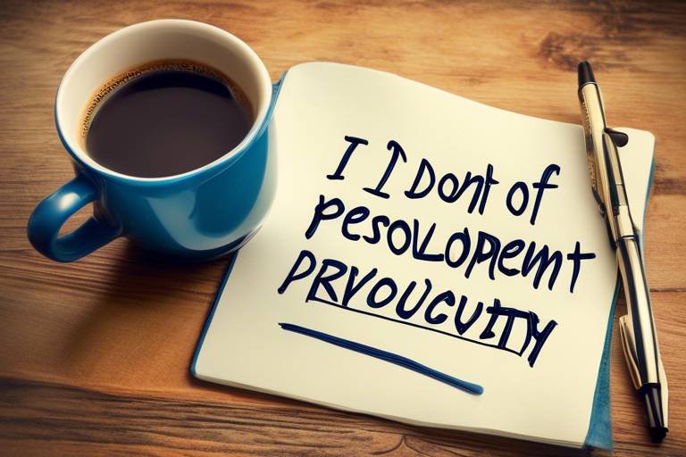 The Role of Personal Development in Boosting Productivity