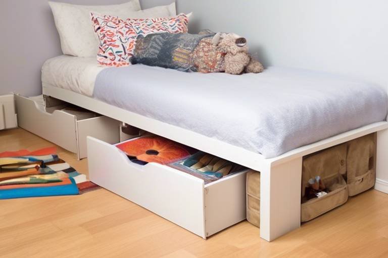 How to Use Under-Bed Storage in Small Bedrooms
