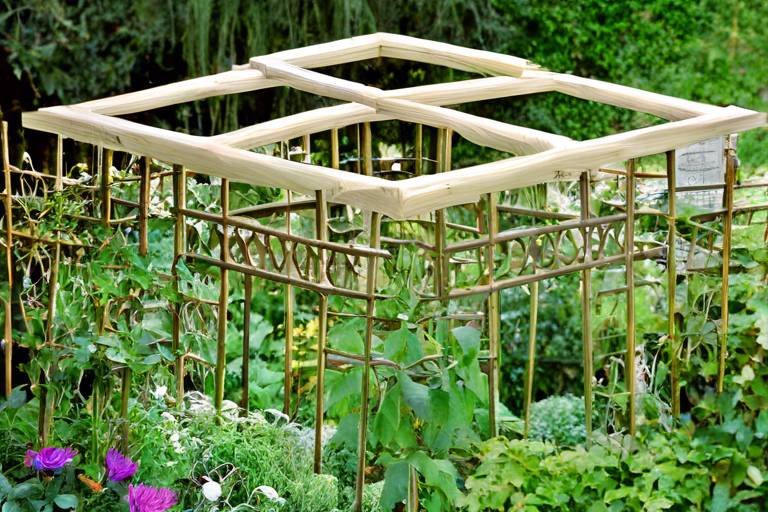 How to Make Your Own Garden Trellis