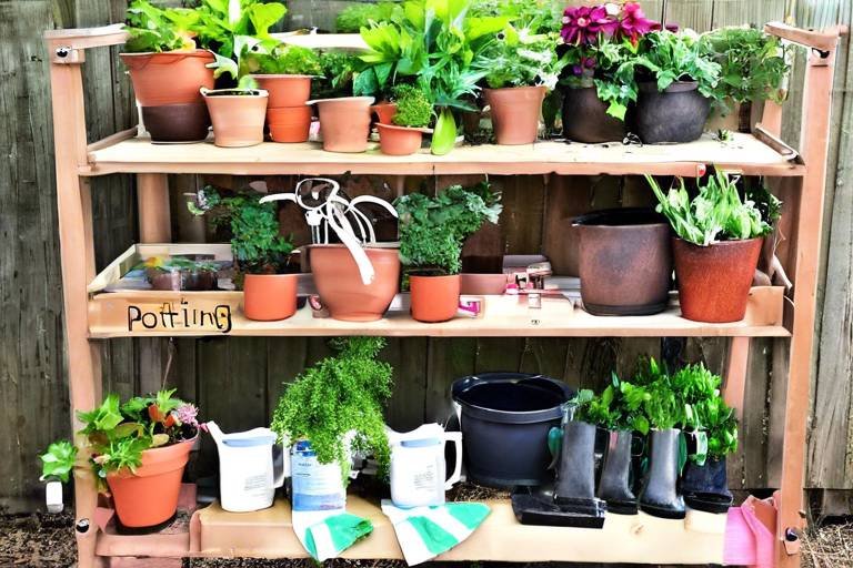 How to Set Up a Potting Station for Easy Gardening