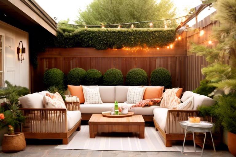 How to Design a Cozy and Inviting Outdoor Lounge Area