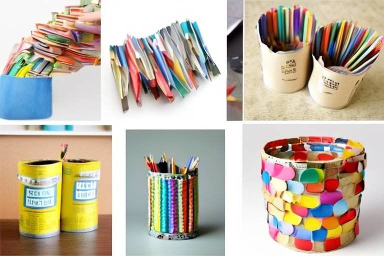 10 Fun Projects for Crafting with Recyclables