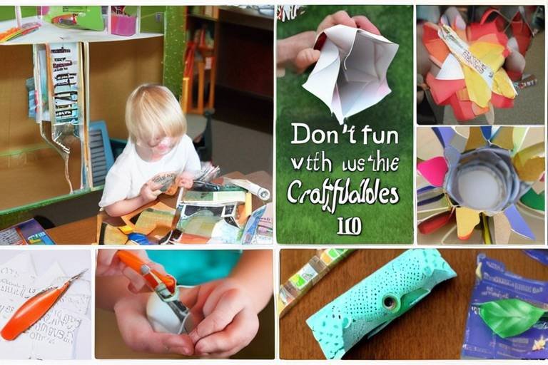 Crafting with Recyclables - 10 Fun Projects