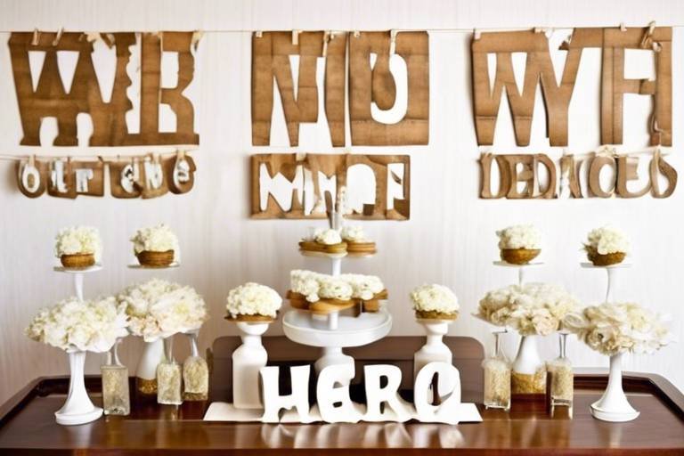 10 Unique Ideas for DIY Wedding Decorations