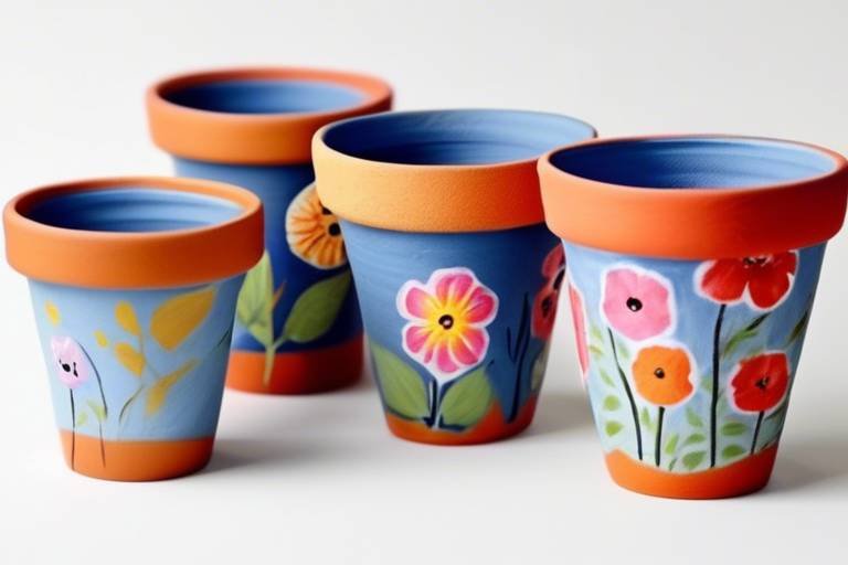 How to Make Your Own Hand-painted Flower Pots