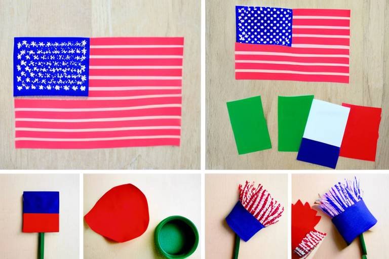 10 Easy Crafts for Celebrating National Flag Day