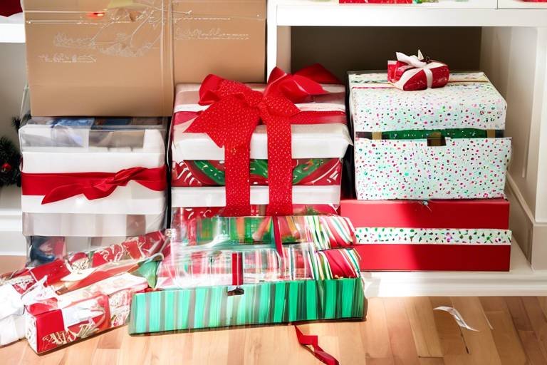 Tips for Organizing and Storing Your Holiday Wrapping Supplies