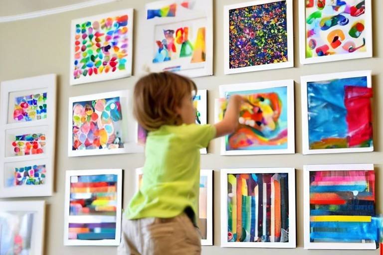 How to Create a DIY Kids’ Art Gallery Wall