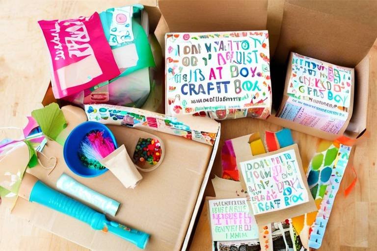 How to Create a DIY Kids’ Craft Subscription Box
