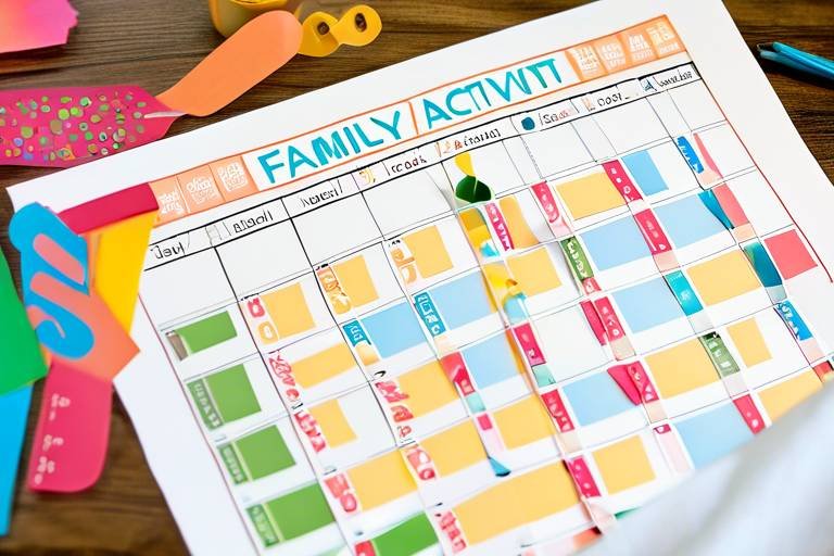 How to Create a Monthly Family Activity Calendar
