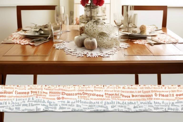How to Make Your Own Decorative Table Runner