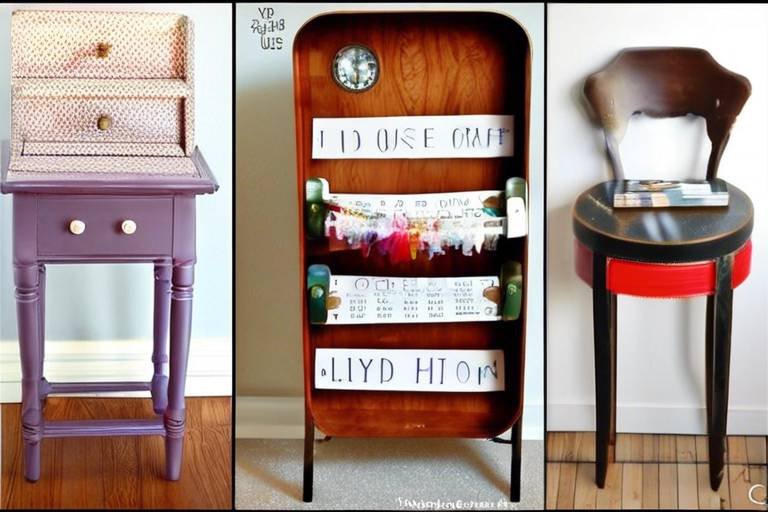 10 Creative Ways to Use Old Furniture in Crafts