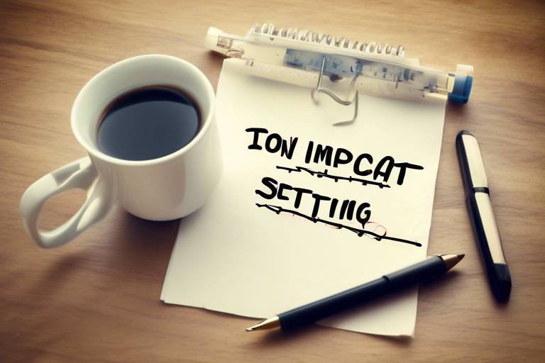 The Impact of Goal Setting on Achieving Long-Term Productivity