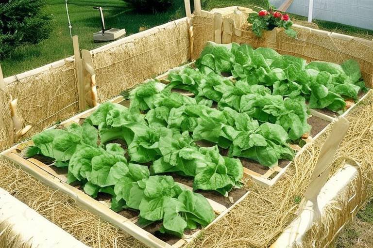 How to Grow Vegetables in Straw Bale Gardens