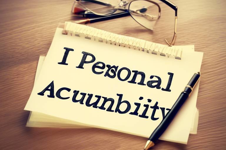 The Role of Personal Accountability in Achieving Productivity Goals