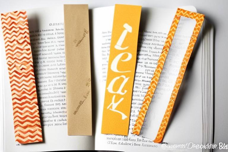 How to Make Your Own Decorative Bookmarks