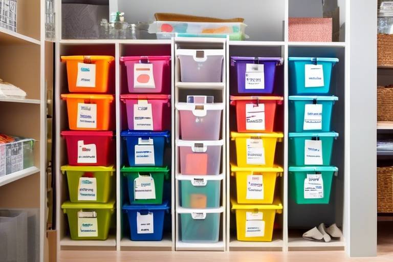 How to Use Color-Coded Storage Bins for Better Organization