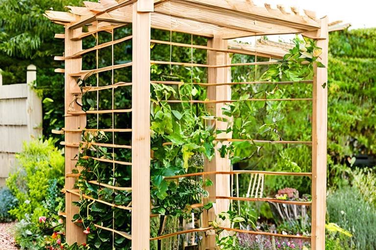 How to Build a DIY Wooden Garden Trellis