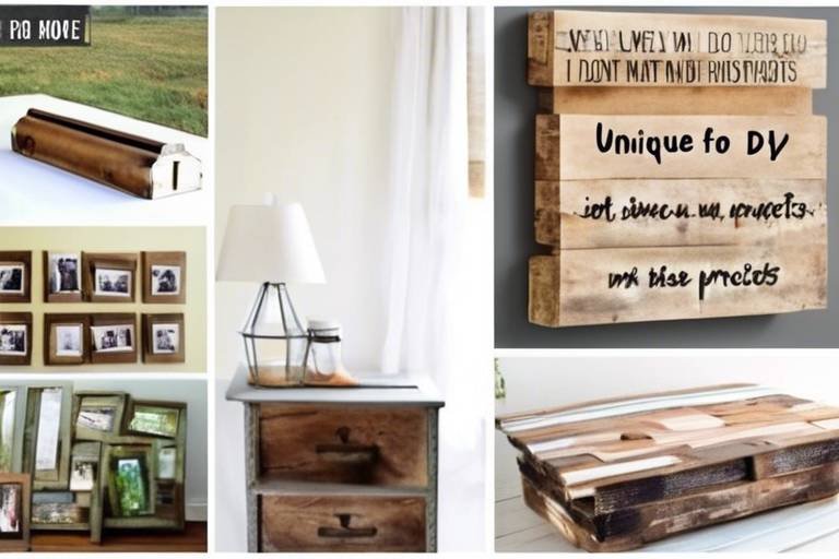 10 Unique DIY Projects for a Rustic Home