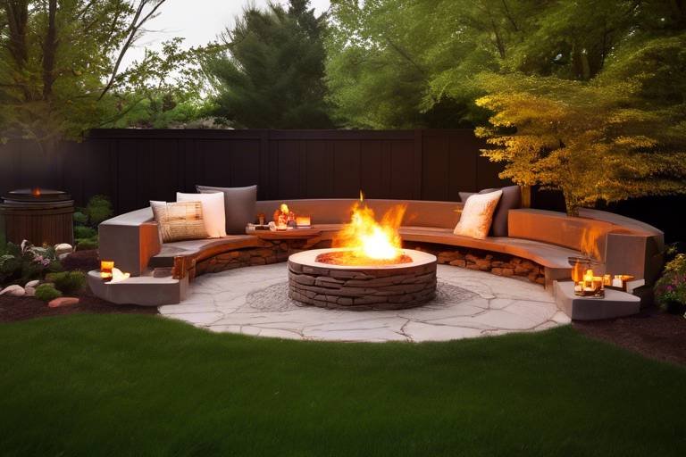Creating a Cozy Fire Pit Area in Your Backyard