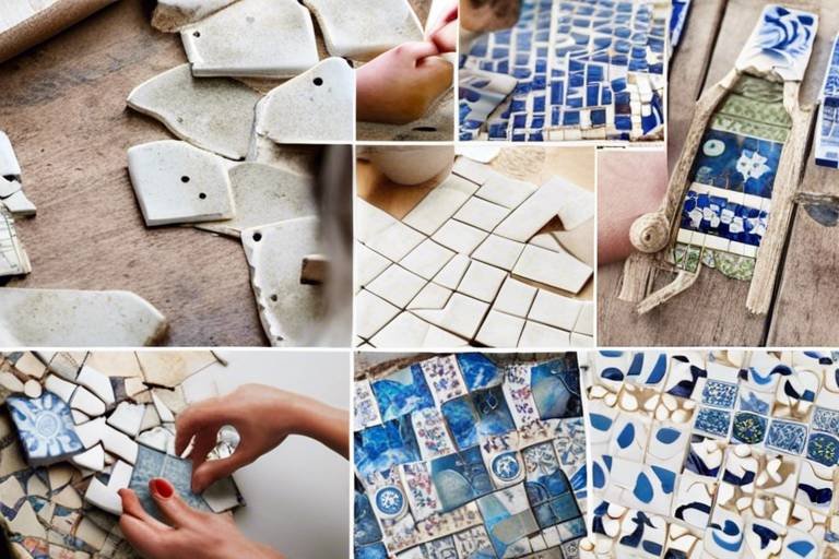 10 Creative Ways to Use Old Tiles in Crafts