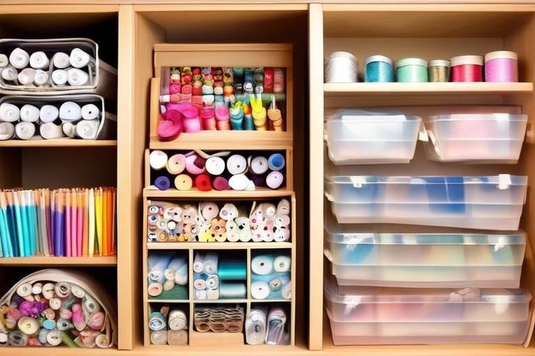 How to Store and Organize Craft Supplies Efficiently