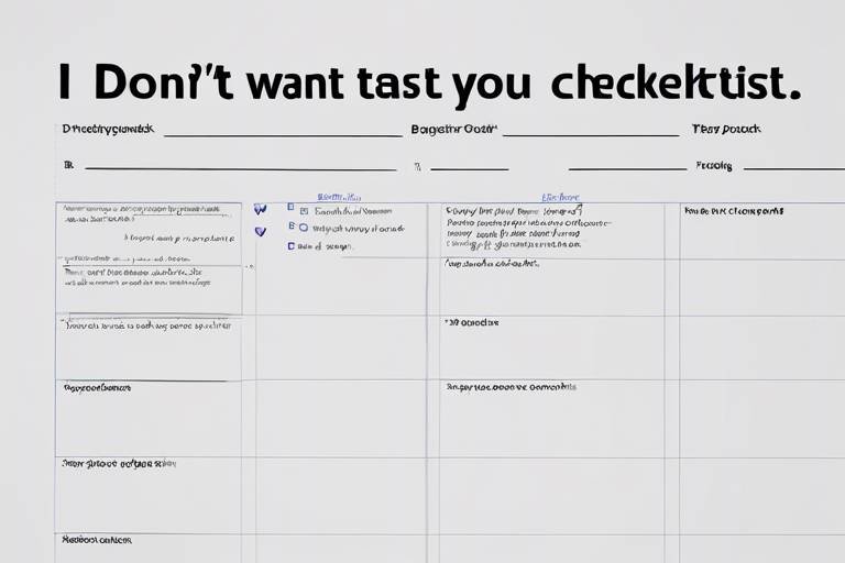 The Benefits of Creating a Daily Task Checklist for Better Focus