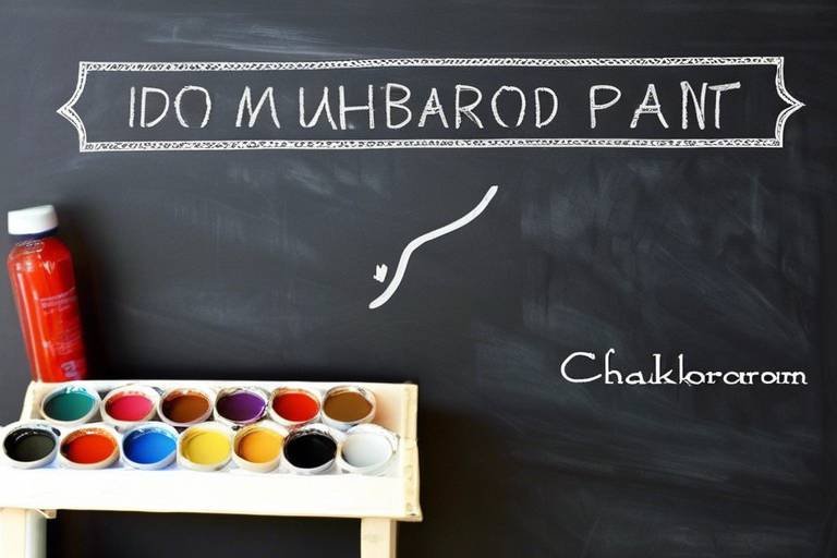 How to Make Your Own Chalkboard Paint