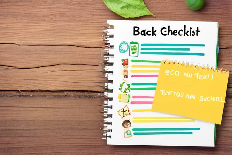 How to Create an Eco-Friendly Back-to-School Checklist