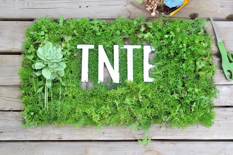 How to Create a DIY Garden Sign