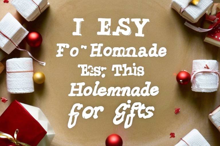 10 Easy Recipes for Homemade Holiday Gifts