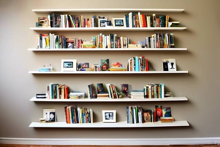 How to Create a DIY Wall-mounted Bookshelf
