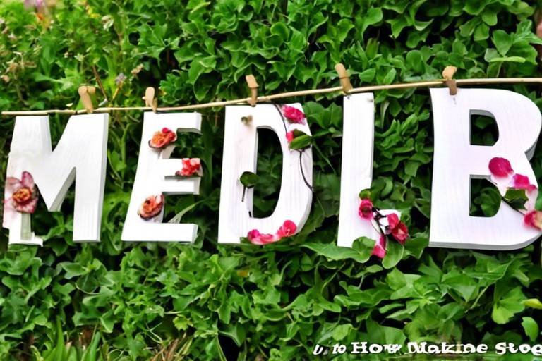 How to Make Your Own Decorative Garden Signs