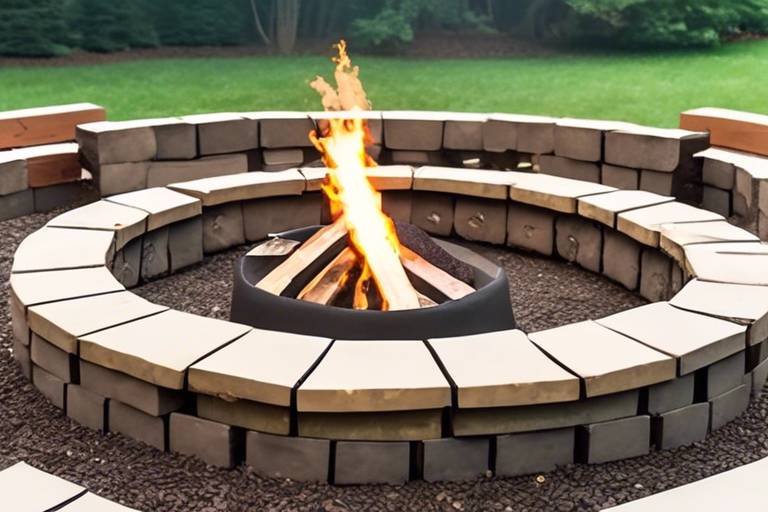 How to Build a DIY Fire Pit with Seating