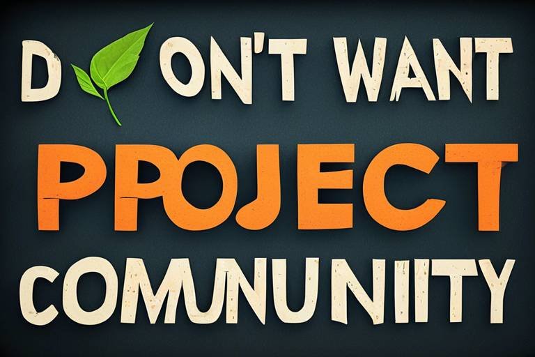 How to Create a Sustainable Community Project