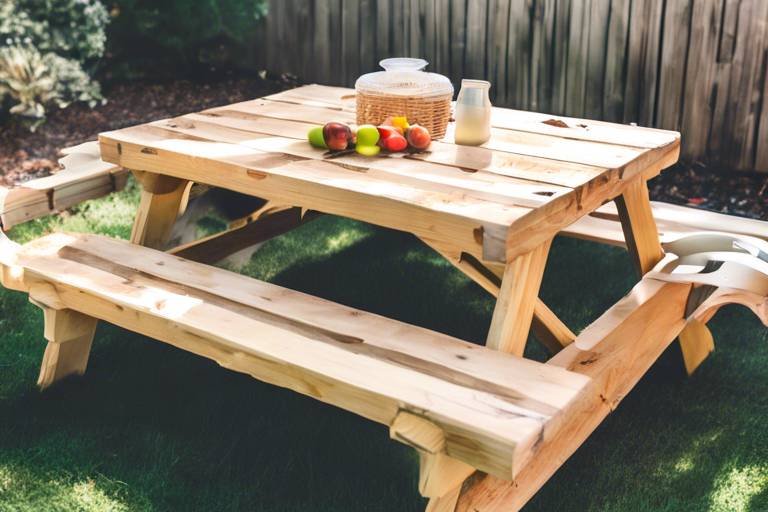 How to Create a DIY Outdoor Picnic Table